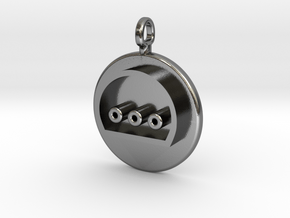 N64 Hers Controller Pendant in Polished Silver