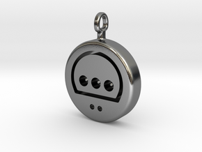 N64 His Controller Pendant in Polished Silver