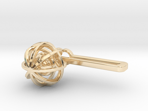 Ball In Balls TP in 14k Gold Plated Brass