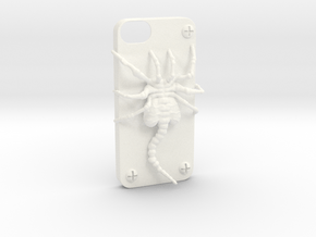 Iphone 5 Casehugger   in White Processed Versatile Plastic