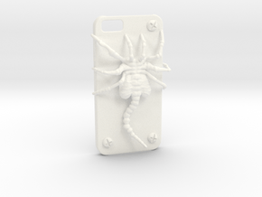 Iphone 6 Casehugger in White Processed Versatile Plastic