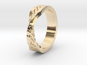 Infinity Wedding Band in 14K Yellow Gold