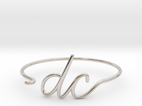 DC Wire Bracelet (Washington, D.C.) in Rhodium Plated Brass