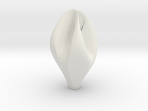 Vase blossom 01 in White Natural Versatile Plastic