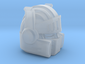Chic-Capitan Head in Smooth Fine Detail Plastic