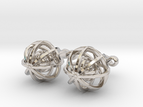 Ball In Balls CL X2 in Rhodium Plated Brass