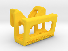 TeachPendantClipDiag_8mm_Heavy in Yellow Processed Versatile Plastic