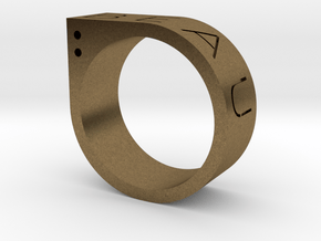 Biau Ring in Natural Bronze