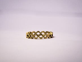 Knot Ring Size 6 in Natural Brass