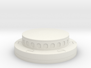 Apollo Scaled Relief Valve for Revell Man on the M in White Natural Versatile Plastic