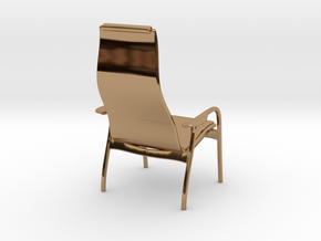 Lamino Style Chair 1/12 Scale in Polished Brass