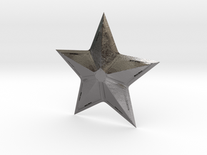Cap Star in Polished Nickel Steel