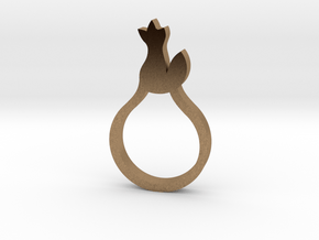 BEAU Ring in Natural Brass