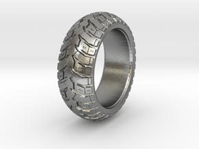 K60 - Tire ring in Natural Silver: 6.5 / 52.75