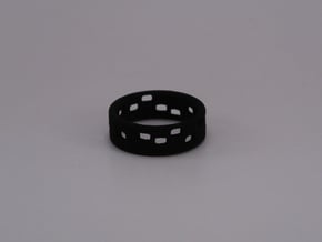 The Dots - Ring  - size54 - diam17,2mm in White Natural Versatile Plastic