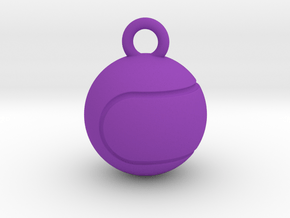 Tennis Ball in Purple Processed Versatile Plastic