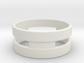 Ring g3 Size 7- 17.35mm in White Natural Versatile Plastic