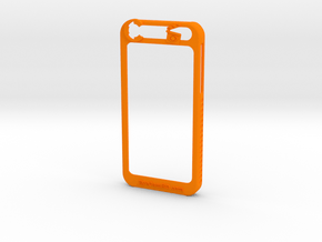 IPhone 6  in Orange Processed Versatile Plastic