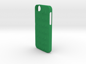 Crocodile Scale iPhone 5/5s Case in Green Processed Versatile Plastic