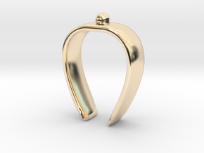 Paper towel Clip in 14K Yellow Gold