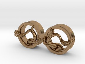 Bonsai Plugs (select a size) in Natural Brass
