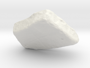 Tablet, monochrome version in White Natural Versatile Plastic