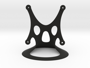Fan Stand, 80mm, Designed by Hein in Black Natural Versatile Plastic