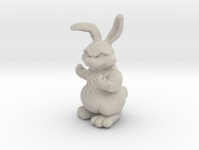Bunny with a Attitude in Natural Sandstone