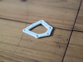 DJI Phantom Camera Mount adapter in White Natural Versatile Plastic