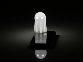 Lightclip: Ghost, iPhone 4/4S in White Natural Versatile Plastic