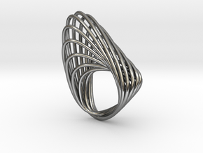 Ring Liquid Tension 02 17mm in Polished Silver
