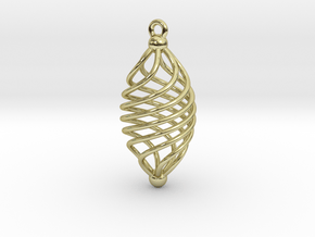EARRING TWISTED in 18k Gold Plated Brass