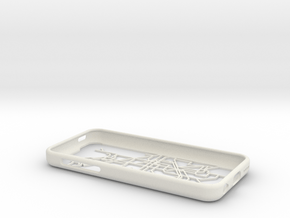 Barcelona Metro map iPhone 5c case in White Natural Versatile Plastic