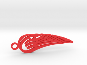 Angel Wing in Red Processed Versatile Plastic