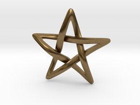 Star Ever Pendant in Natural Bronze