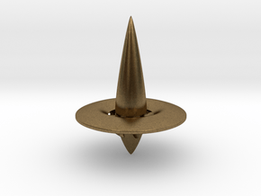 Spinning Top (Turbo Jet inspired) in Natural Bronze