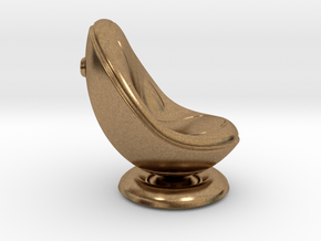 Kiss Chair (original design) in Natural Brass
