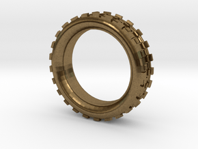 Mechawheel Ring - Size 7 in Natural Bronze