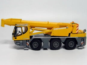 1:87 crane 45to.,3axle - Autokran 45to.,3achs in Tan Fine Detail Plastic