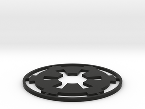 Imperial Coaster - 4" in Black Natural Versatile Plastic