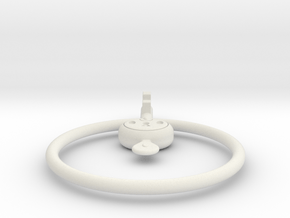 Klefki Key Ring in White Natural Versatile Plastic