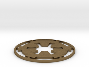 Imperial Coaster - 3.5" in Natural Bronze