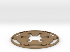 Imperial Coaster - 3.5" in Natural Brass