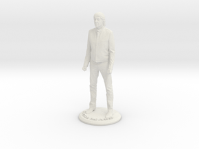 Paul McCartney 3D Figure in White Natural Versatile Plastic