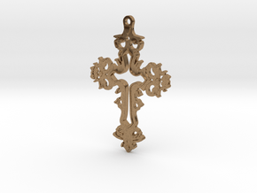 Dracula Untold Cross in Natural Brass