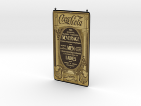 Coca Cola Vintage Ad in Full Color Sandstone