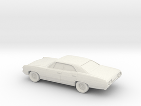 1/87 1967 Chevrolet Impala Sedan in White Natural Versatile Plastic
