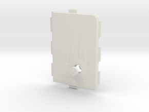 MARK V Cover Push-button 	 in White Natural Versatile Plastic