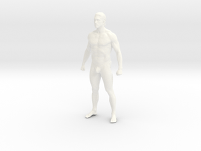 Man body in 8cm Passed in White Processed Versatile Plastic