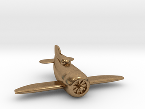Gee Bee Racer in Natural Brass
